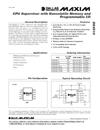Datasheet DS4510U-10 производства MAXIM