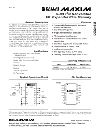 Datasheet DS4520E производства MAXIM