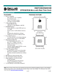 Datasheet DS83C530 manufacturer MAXIM