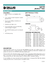 Datasheet DS9106L-GN производства MAXIM