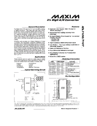 Datasheet ICL7106CQH производства MAXIM