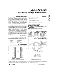 Datasheet ICL7126C/D manufacturer MAXIM