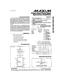Datasheet ICL7611ACSD manufacturer MAXIM