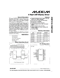 Datasheet ICM7128CIJI manufacturer MAXIM