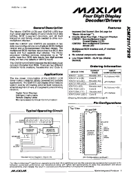 Datasheet ICM7211M manufacturer MAXIM