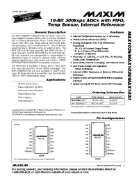 Datasheet MAX1026BEEE-T manufacturer MAXIM