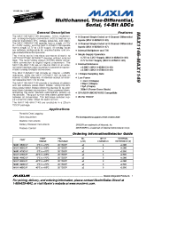 Datasheet MAX1147 manufacturer MAXIM