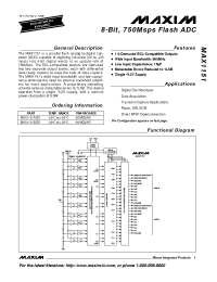 Datasheet MAX1151BIZS производства MAXIM