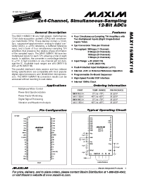 Datasheet MAX115-MAX116 manufacturer MAXIM