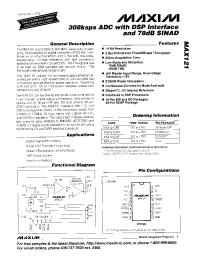 Datasheet MAX121C manufacturer MAXIM