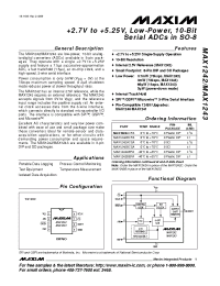 Datasheet MAX1242 manufacturer MAXIM