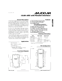 Datasheet MAX135C manufacturer MAXIM