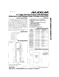 Datasheet MAX138CMH manufacturer MAXIM