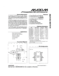 Datasheet MAX160MJN manufacturer MAXIM
