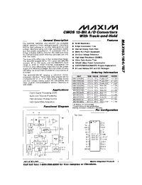 Datasheet MAX163BMRG manufacturer MAXIM