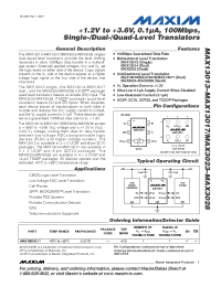 Datasheet MAX3023 manufacturer MAXIM