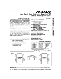 Datasheet MAX4066ACEE manufacturer MAXIM
