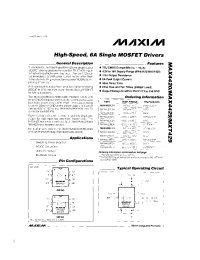 Datasheet MAX4429C/D производства MAXIM