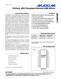 Datasheet MAX6968 manufacturer MAXIM