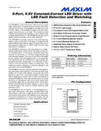 Datasheet MAX6978APE manufacturer MAXIM