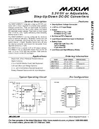 Datasheet MAX711C/D manufacturer MAXIM