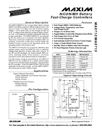 Datasheet MAX712CSE manufacturer MAXIM