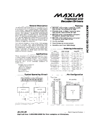 Datasheet MAX7232BFIQ manufacturer MAXIM