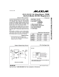 Datasheet MAX728C manufacturer MAXIM