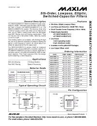 Datasheet MAX7412EPA manufacturer MAXIM