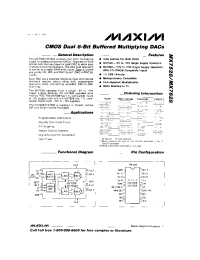 Datasheet MAX7528LN manufacturer MAXIM