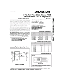 Datasheet MAX787CCK manufacturer MAXIM
