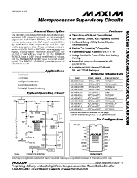 Datasheet MAX800MM manufacturer MAXIM