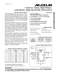 Datasheet MAX849ESE производства MAXIM