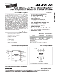 Datasheet MAX8559ETAJG manufacturer MAXIM