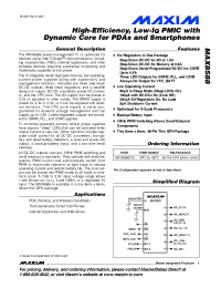 Datasheet MAX8588ETM manufacturer MAXIM
