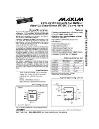 Datasheet MAX878CPA manufacturer MAXIM