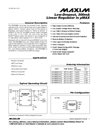 Datasheet MAX8860-27 manufacturer MAXIM
