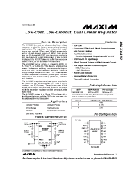 Datasheet MAX8862L manufacturer MAXIM