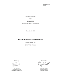 Datasheet MAX8863TEUK manufacturer MAXIM