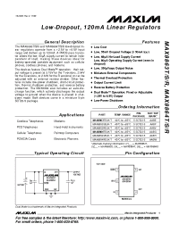 Datasheet MAX8864R manufacturer MAXIM