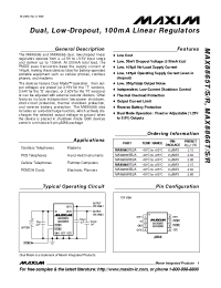 Datasheet MAX8865R manufacturer MAXIM