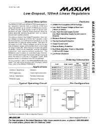 Datasheet MAX8873T manufacturer MAXIM