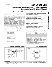 Datasheet MAX8877EUK29 manufacturer MAXIM