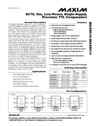 Datasheet MAX9012 manufacturer MAXIM