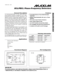 Datasheet MAX9382 manufacturer MAXIM