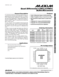 Datasheet MAX9402EGJ производства MAXIM