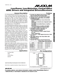 Datasheet MAX9482CGJ производства MAXIM