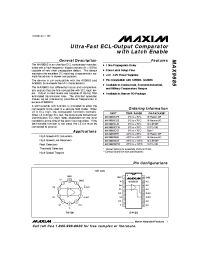 Datasheet MAX9685MJE производства MAXIM