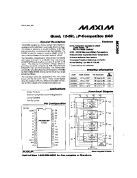 Datasheet MX390TD manufacturer MAXIM