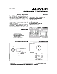 Datasheet MX581L manufacturer MAXIM